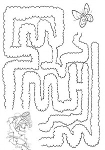 Ausmalbilde Labyrinthe, Malvorlagen Malen nach zahlen-9